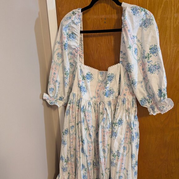 Selkie La Belle Etoile Cotton French Puff Dress Plus Size 2X